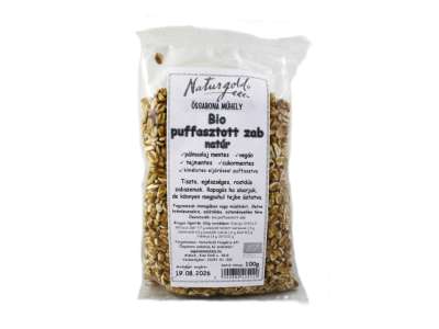 Naturgold bio puffasztott zab natúr 150 g