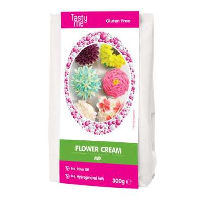 Tasty Me gluténmentes flower cream – tortakrém, díszítőkrém mix 300 g