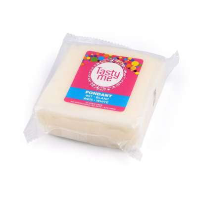Tasty Me gluténmentes fondant fehér 200 g