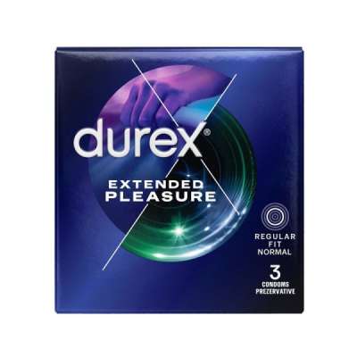 Durex Extended Pleasure - óvszer - 56mm (3db)