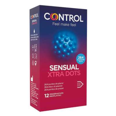 Control - extra pontozott óvszer (12db)