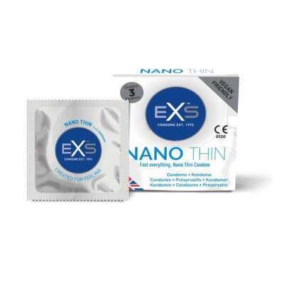 EXS Nano Thin - ultra vékony óvszer (3db)