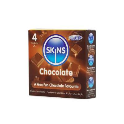 Skins - csokis óvszer (4db)