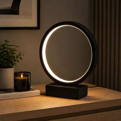 Kör alakú asztali LED lámpa