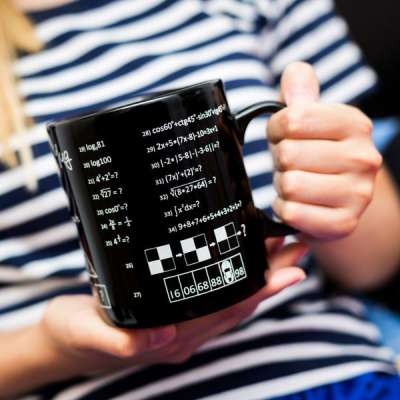 Géniusz óriás bögre