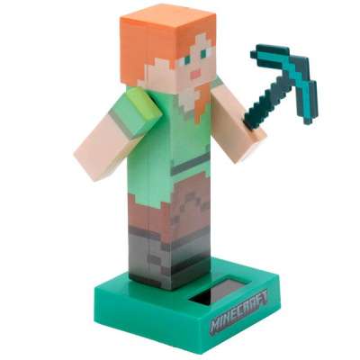 Minecraft Alex napelemes figura