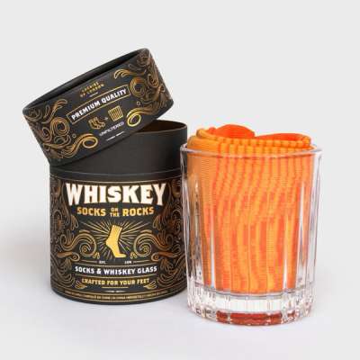 Whisky készlet - pohár és zokni