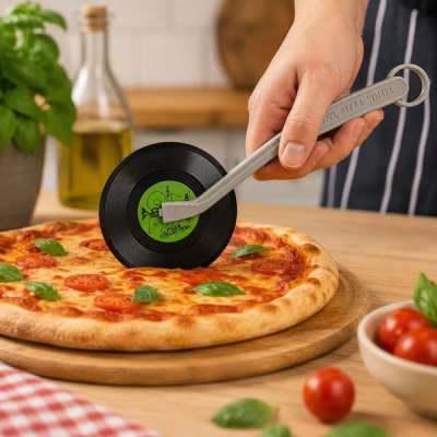 Bakelit lemez pizzavágó