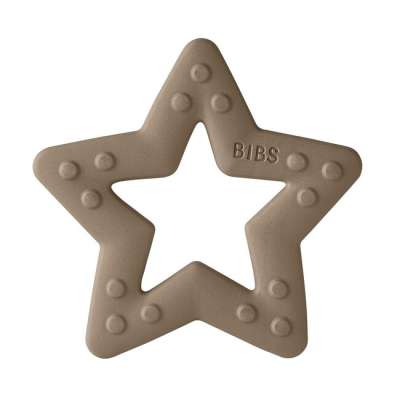 BIBS Baby Bitie rágóka - Star Dark Oak