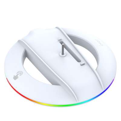 iPega P5S025S Vertikális állvány RGB-vel PS5 Slim számára, fehér