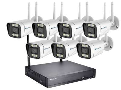 Securia Pro WIFI kamerarendszer WIFI7CHV5S-W Felvétel: merevlemez nélkül