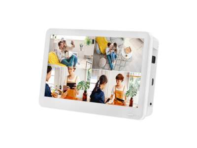 Securia Pro NVR rögzítő kijelzővel, 10 csatornás - 8xPoE, 2xIP, N6010S-P08-8MP-LCD