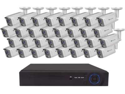 Securia Pro IP kamerarendszer NVR32CHV8S-W smart SONY, fehér Felvétel: merevlemez nélkül