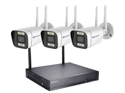 Securia Pro WIFI kamerarendszer WIFI3CHV5S-W Felvétel: 2 TB merevlemez
