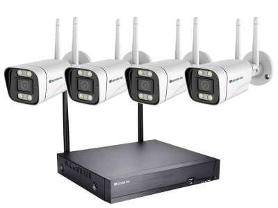Securia Pro WIFI kamerarendszer WIFI4CHV5S-W Felvétel: merevlemez nélkül