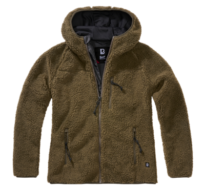 Brandit Teddy női fleece dzseki, olívazöld