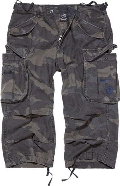 Brandit Vintage Industry 3/4 rövidnadrág, darkcamo