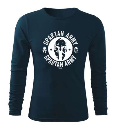 DRAGOWA Fit-T hosszú ujjú póló Archelaos, sötétkék 160g160g/m2