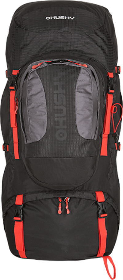 Husky hátizsák Expedíció Samont 60 + 10 l - fekete