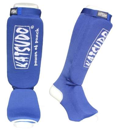 Katsudo STRIKE lábszár- és lábfejvédő, kék