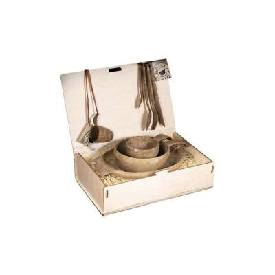 Kupilka EKO törhetetlen edény szett - barna