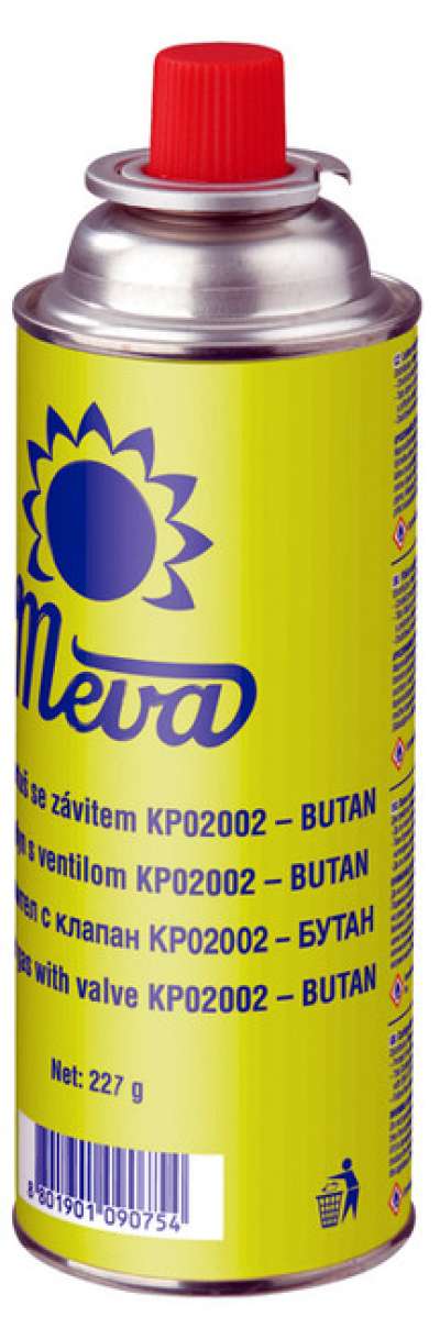 MEVA gázpatron szeleppel, 227g