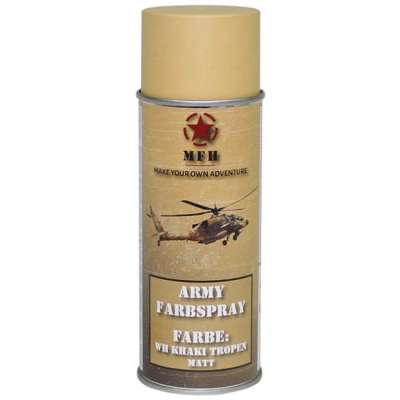 MFH army spray matt wh khaki tropen