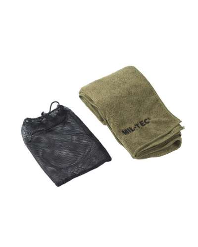 Mil-tec microfibre törölköző 80x40cm, oliva