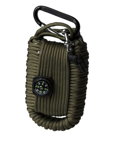 Mil-tec paracord nagy túlélő készlet, olivazöld