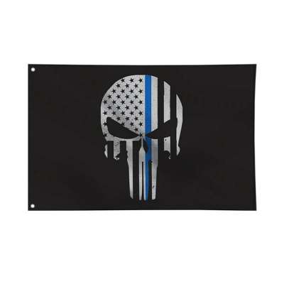 WARAGOD zászló - American Punisher Skull - 150x90 cm