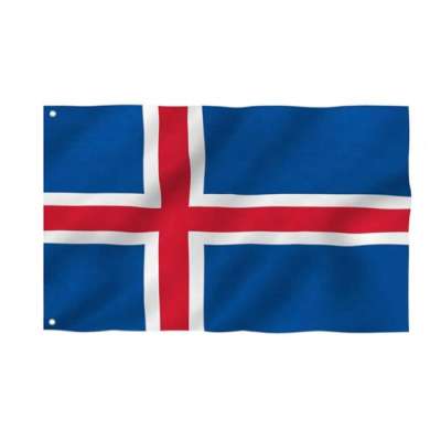 WARAGOD zászló - Izland - 150x90 cm