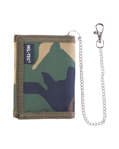 Mil-tec pénztárca lánccal - woodland