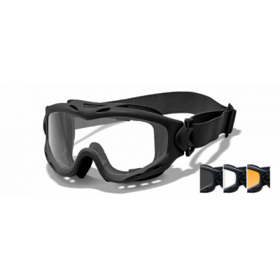 WILEY X SPEAR taktikai szemüveg - FÜSTÖS + TISZTA LENCSE / LIGHT RUST / MATT FEKETE SZÍNŰ KERET