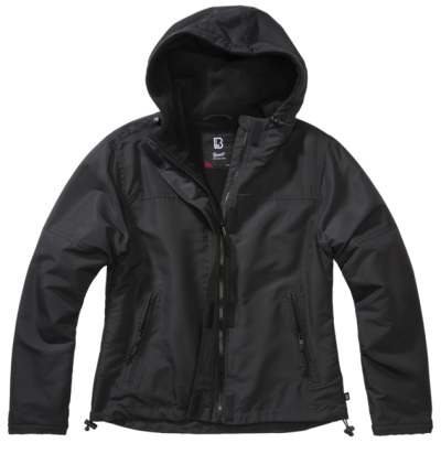 Brandit Windbreaker Frontzip női viharkabát, fekete