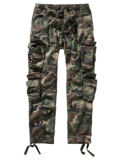 Brandit Pure slim fit nadrág, woodland