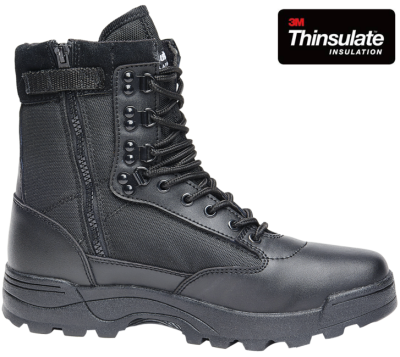 Brandit cipzáras taktikai bakancs , fekete