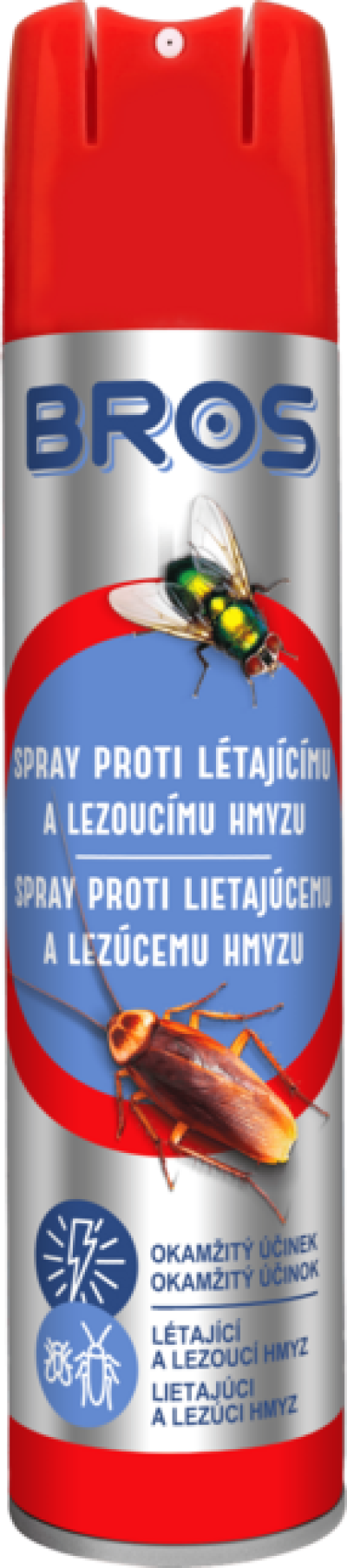 Bros spray repülő és csúszó-mászó rovarok ellen 400 ml