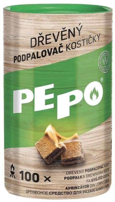 PE-PO fa öngyújtó kockák 100 db FSC