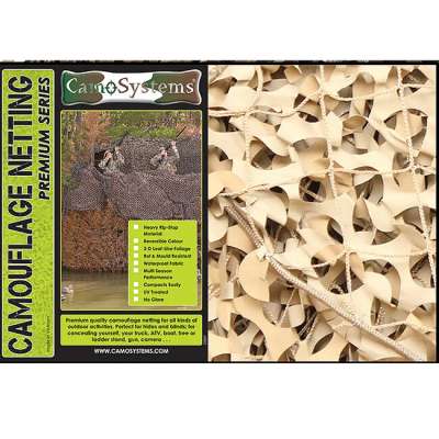 Mil-Tec álcaháló 3x6m, BASIC MILITARY NET, DESERT