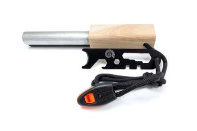 Origin Outdoors Firesteel 2 az 1-ben kovakő, barna