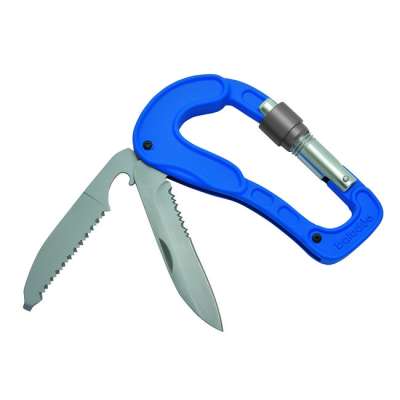 Baladeo ECO212 Cliff karabiner + 2 penge, kék