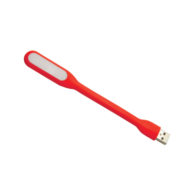Baladeo PLR946 Gigi - LED USB zseblámpa, piros színű