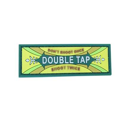 WARAGOD FELVARRÓ Double Tap Don't Shoot Once Shoot Twice PVC Patch OD Green