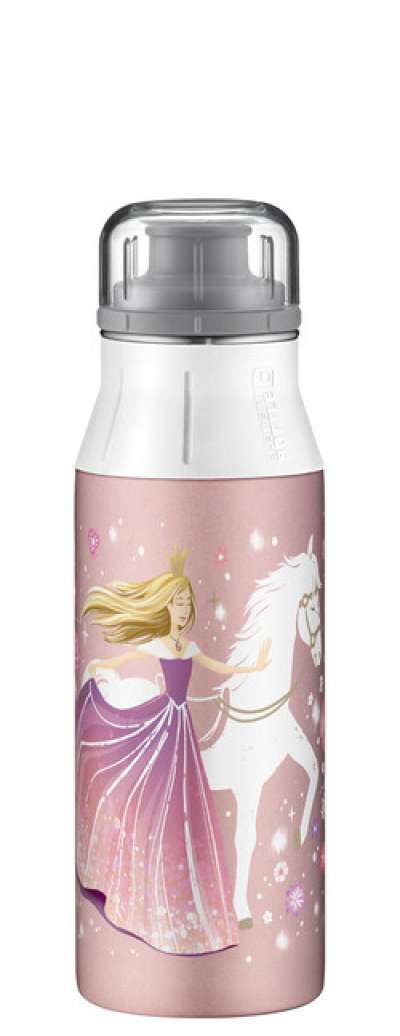 alfi elementBottle Kids rozsdamentes acél bébi ivópalack ' 0,6 l hercegnő