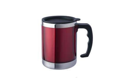 BasicNature MUG Rozsdamentes acél termosz piros 0,42 l