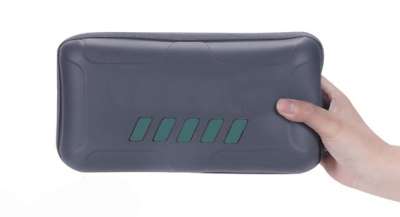 BasicNature frottír törölköző 75 x 150 cm óceán zöld, ujjal