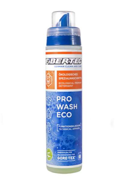 Fibertec Pro Wash Eco koncentrált mosószer vízálló és légáteresztő ruhákhoz 250 ml