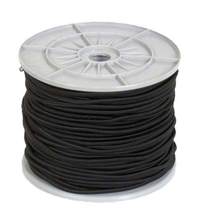 Origin Outdoors Gumikötél 4 mm, 100 m fekete