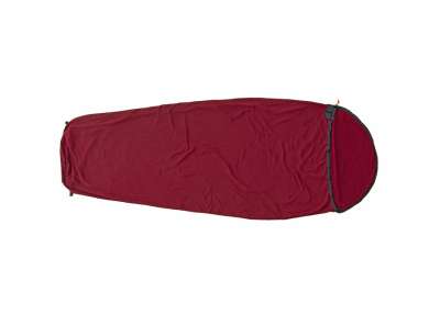 Origin Outdoors Microfleece hálózsákbélés múmia alakú bordeaux-i bordó