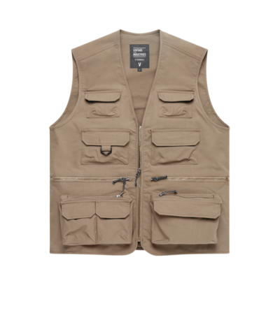 Vintage Industries Legend horgászmellény, bézs